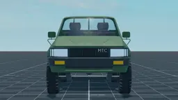MiKi Truck Company Model 1, front, in Multicrew Tank Combat