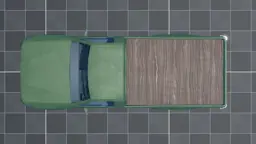 MiKi Truck Company Model 1, top, in Multicrew Tank Combat