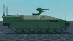 Namer APC, right, in Multicrew Tank Combat