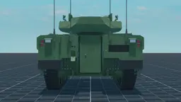 Namer Tsrikhon, back, in Multicrew Tank Combat