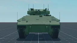 Namer Tsrikhon, front, in Multicrew Tank Combat