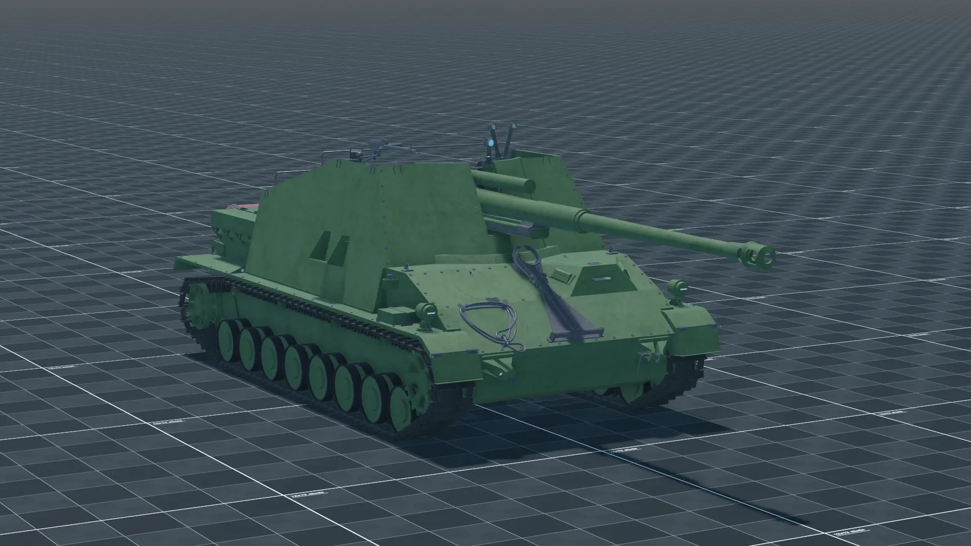 Nashorn, perspective, in Multicrew Tank Combat