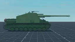 Nashorn, right, in Multicrew Tank Combat