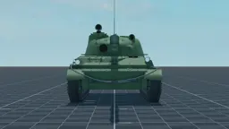 Object 120, front, in Multicrew Tank Combat