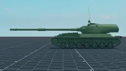 Object 120, left, in Multicrew Tank Combat
