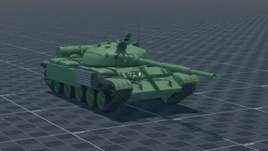 Object 166, perspective, in Multicrew Tank Combat