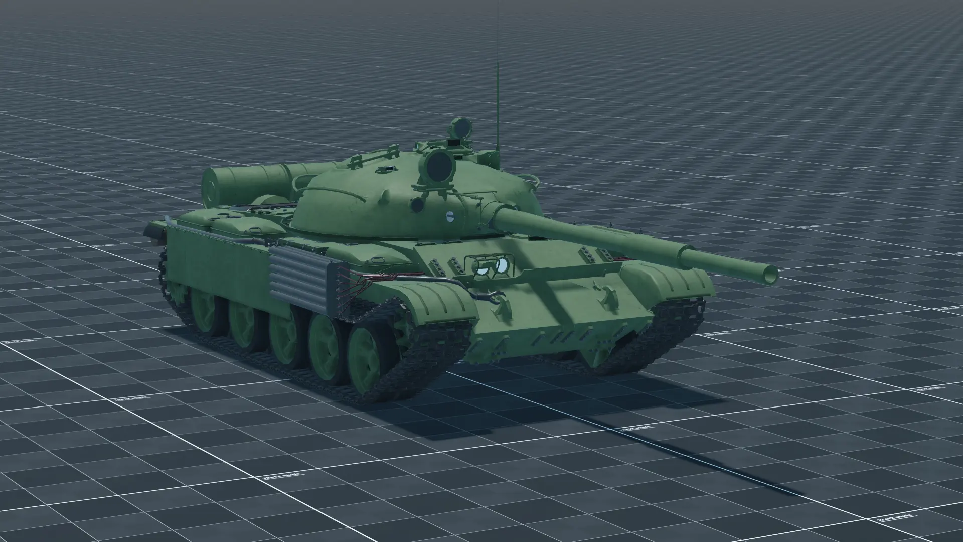 Object 166, perspective, in Multicrew Tank Combat