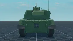 Object 195, back, in Multicrew Tank Combat