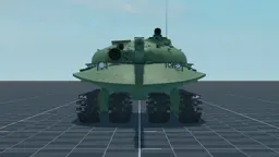 Object 279, front, in Multicrew Tank Combat