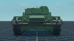 Object 292, back, in Multicrew Tank Combat