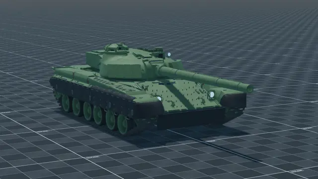 Object 292, perspective, in Multicrew Tank Combat