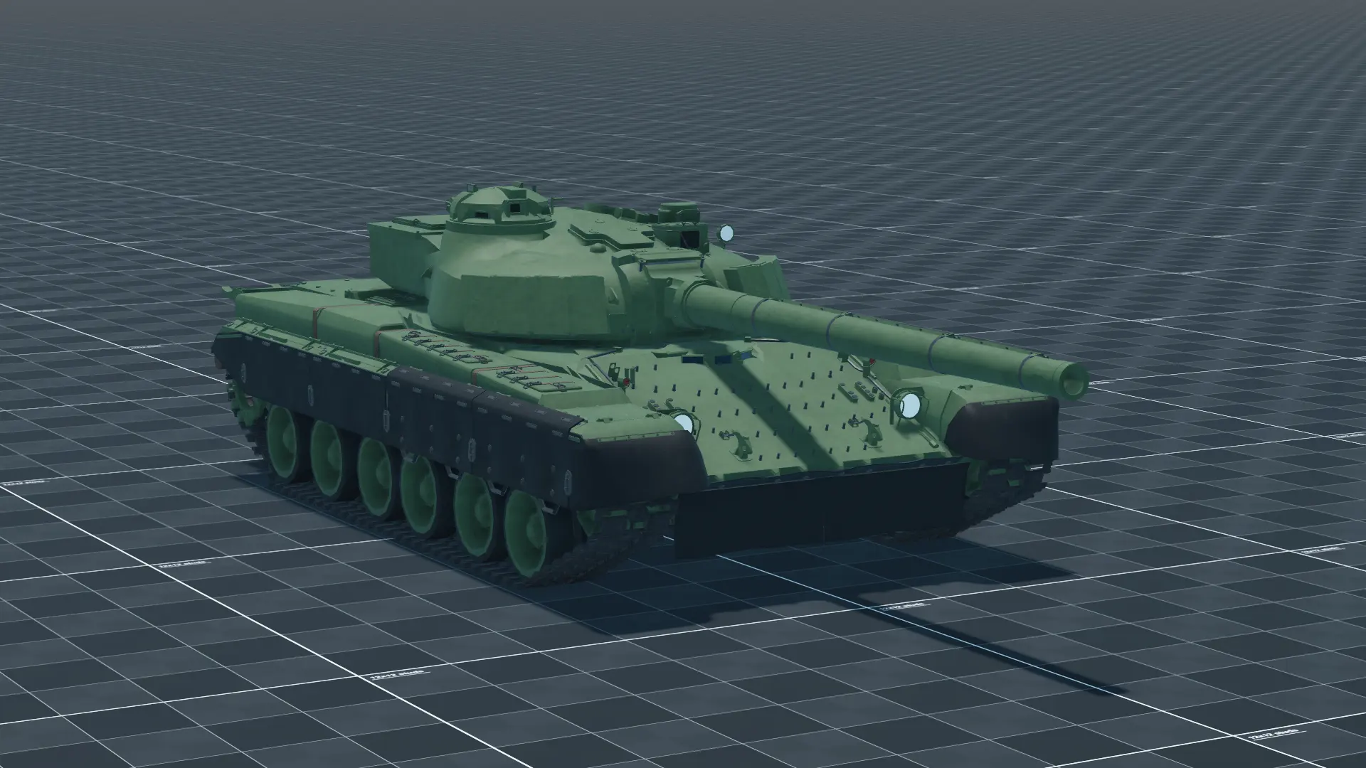 Object 292, perspective, in Multicrew Tank Combat