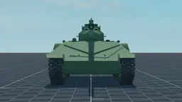Object 450, front, in Multicrew Tank Combat