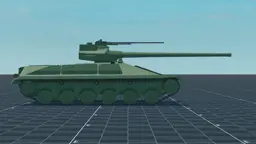 Object 450, right, in Multicrew Tank Combat