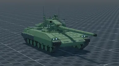 Object 477, perspective, in Multicrew Tank Combat