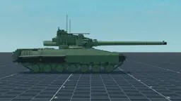 Object 477, right, in Multicrew Tank Combat