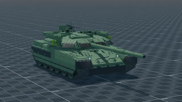 Object 478BEM-1, perspective, in Multicrew Tank Combat