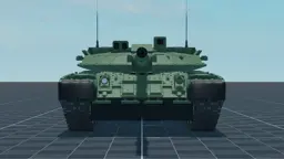 Object 640 "Black Eagle", front, in Multicrew Tank Combat