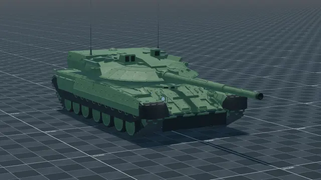 Object 640 "Black Eagle", perspective, in Multicrew Tank Combat