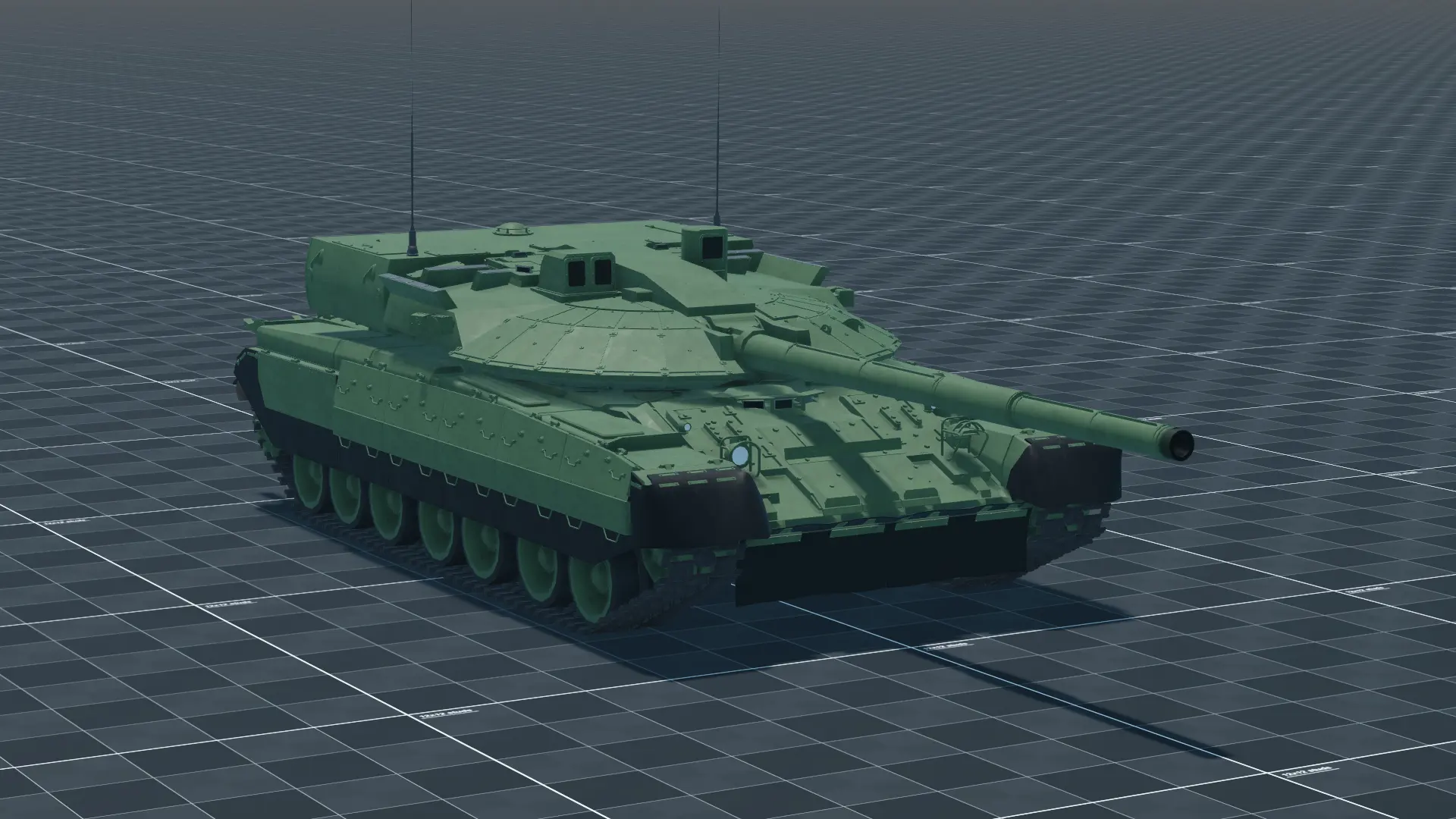 Object 640 "Black Eagle", perspective, in Multicrew Tank Combat