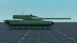 Object 640 "Black Eagle", right, in Multicrew Tank Combat