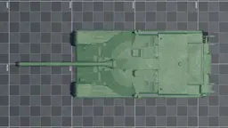 Object 640 "Black Eagle", top, in Multicrew Tank Combat