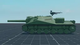 Object 704, left, in Multicrew Tank Combat