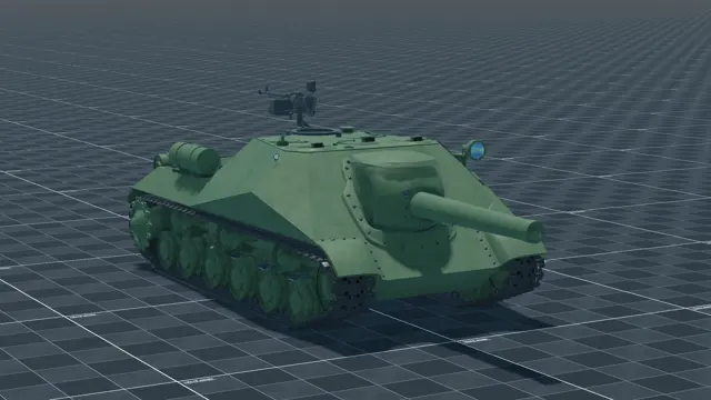 Object 704, perspective, in Multicrew Tank Combat