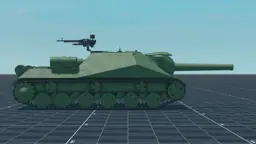Object 704, right, in Multicrew Tank Combat
