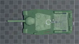 Object 704, top, in Multicrew Tank Combat