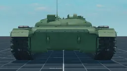 Object 775, back, in Multicrew Tank Combat