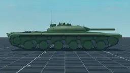 Object 775, right, in Multicrew Tank Combat