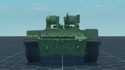 Object 781, back, in Multicrew Tank Combat