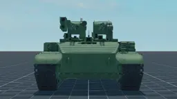 Object 781, front, in Multicrew Tank Combat