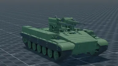 Object 781, perspective, in Multicrew Tank Combat