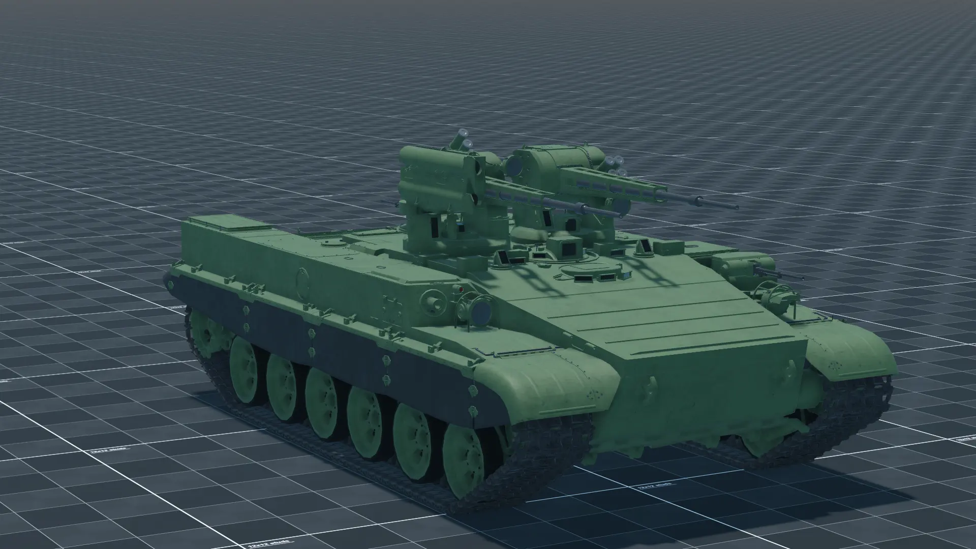 Object 781, perspective, in Multicrew Tank Combat