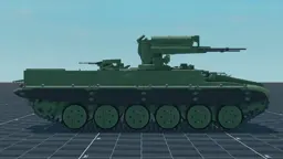 Object 781, right, in Multicrew Tank Combat