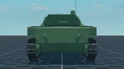 Object 906, back, in Multicrew Tank Combat