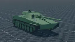 Object 906, perspective, in Multicrew Tank Combat