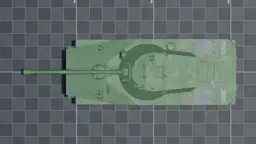 Object 906, top, in Multicrew Tank Combat