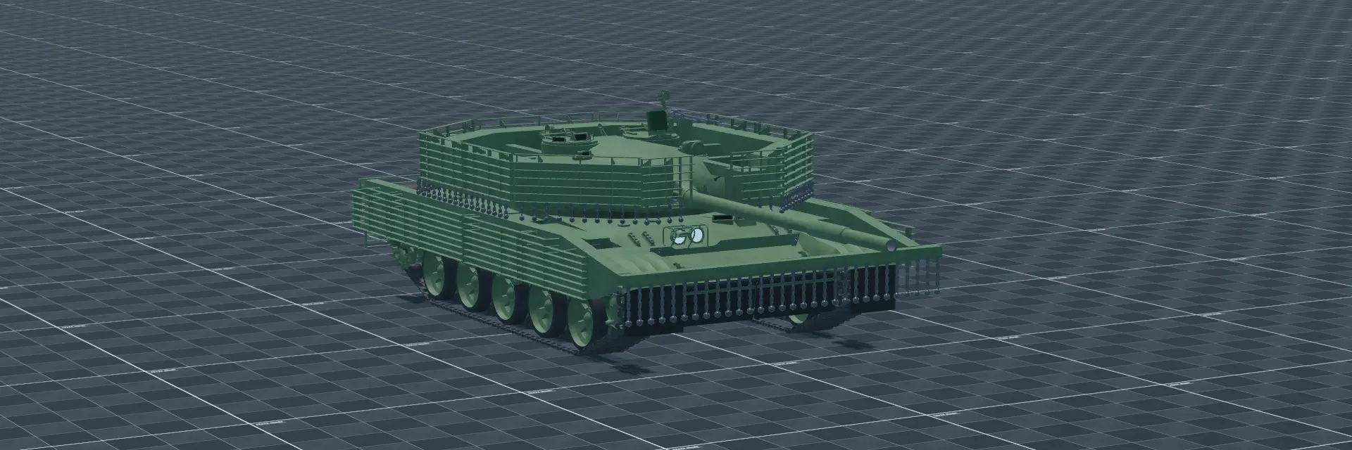 OBT-2 Super, perspective banner, in Multicrew Tank Combat