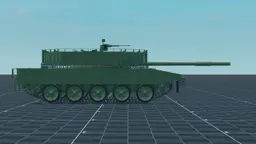 OBT-2 Super, right, in Multicrew Tank Combat