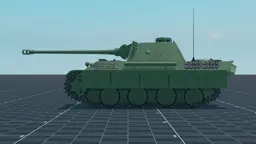 Panther D, left, in Multicrew Tank Combat