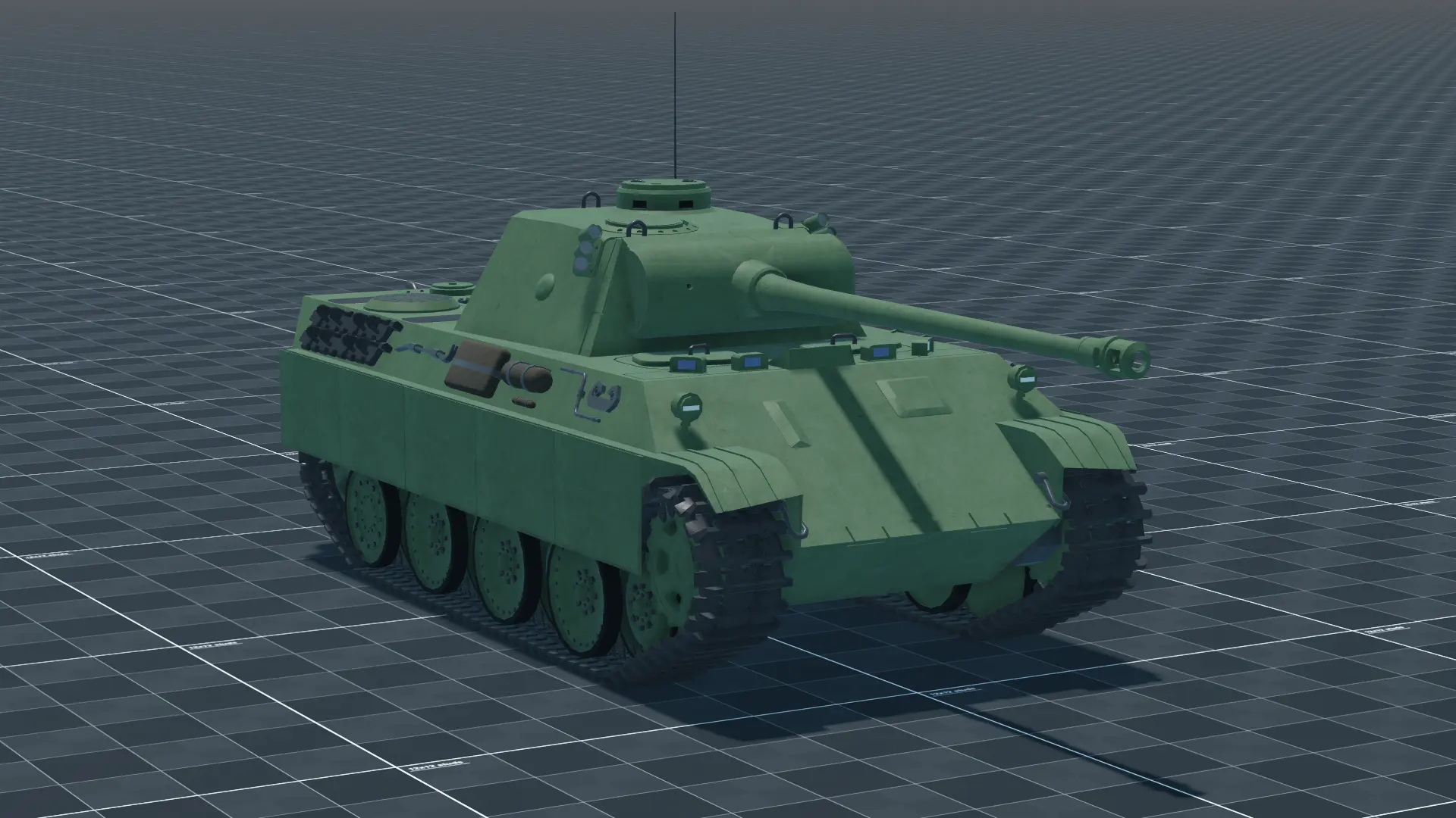 Panther D, perspective, in Multicrew Tank Combat