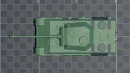 Panther D, top, in Multicrew Tank Combat