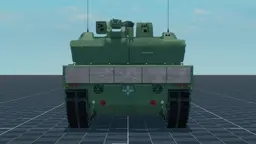 Panther EVO, back, in Multicrew Tank Combat