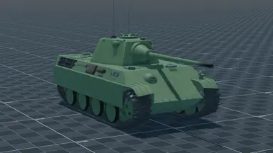 Panther F, perspective, in Multicrew Tank Combat