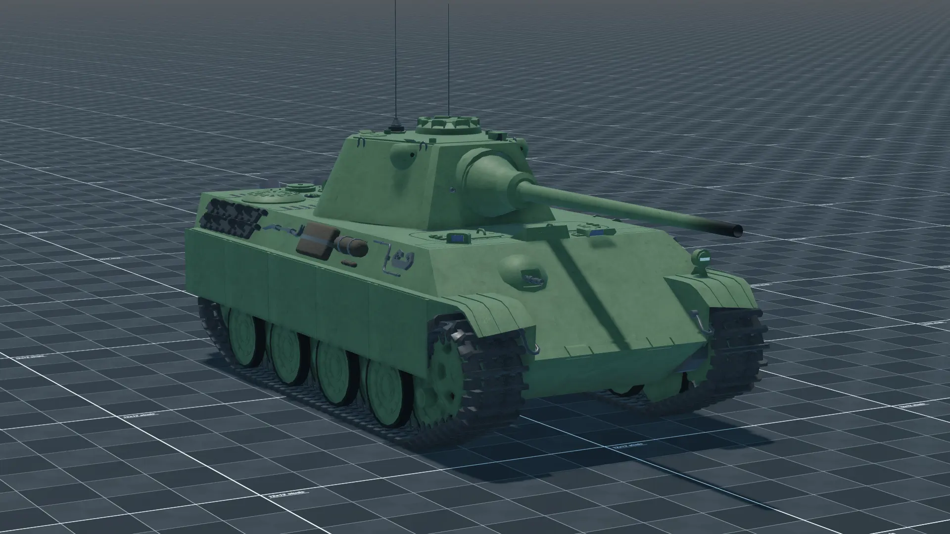 Panther F, perspective, in Multicrew Tank Combat