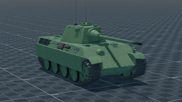 Panther F, perspective, in Multicrew Tank Combat