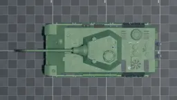 Panther F, top, in Multicrew Tank Combat